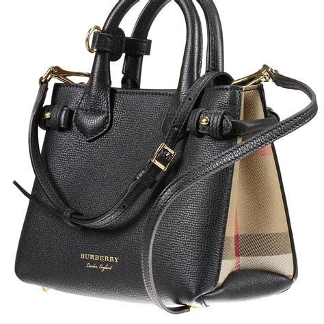 burberry bag black small.